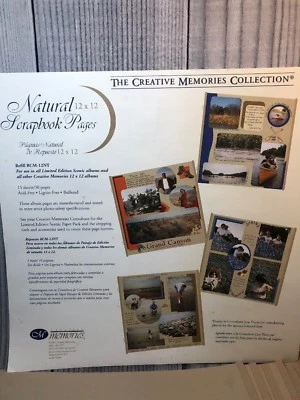 Álbum de recortes Creative Memories color natural 12x12" paquete abierto 12 páginas Foto 1 de 4