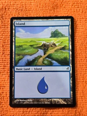 2007 Magic The Gathering Lorwyn #286 Island, Basic Land, C, NF, cd4 - Image 1 of 3