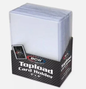 BCW Top Loaders Toploader 59 79 108 138 168 197 pt - Sleeves Team Bags YOU PICK! - Picture 1 of 18