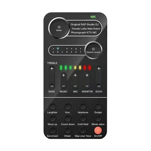Kompaktes Soundkartenset mit 9 Effekten zum Singen auf Smartphones und Computern - Bild 1 von 14