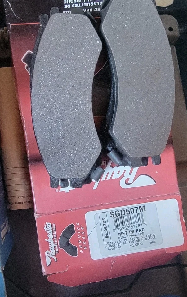 Juego de pastillas de freno de disco delanteras Raybestos SGD507M pastillas de freno para muchos coches Saturn 91-02 Foto 1 de 1