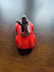 VINTAGE McDonald's MAC TONIGHT #2 Toy (1988) In Red Sports Car - Moon Man  - Picture 1 of 9