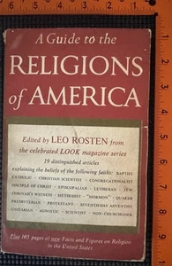 A Guide to the Religions of America - LEO ROSTEN Paperback 1955 Vintage - Bild 1 von 4