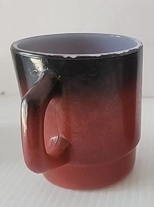 Vintage Anchor Hocking Fire King Ware Orange Kaffeebecher Tasse D Henkel - Bild 1 von 1