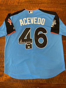 Domingo Acevedo Signed 2017 Futures Game Jersey PSA DNA Coa Yankees - Picture 1 of 6