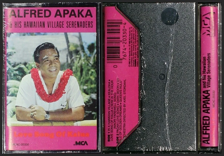 Alfred Apaka Love Song Of Kalua NEW SEALED 1986 Cassette Tape Hawaiian MCA 20330 - Image 1 of 4
