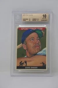 Sportkings #162 2010 Duke Snider Beckett 10 impecable - Imagen 1 de 7