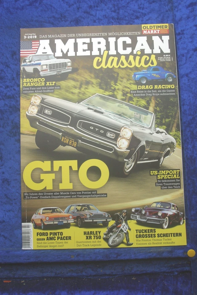 American Classics 3/19 Pontiac GTO Bronco Ranger Ford Pinto AMC Pacer Jeep Wrang - Immagine 1 di 2