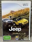 Nintendo Wii Jeep Thrills Video Game With Manual G Pal 35 Race Tracks Car Racing