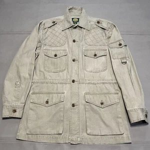 Cabela Safari Series Cazadora Hombres Beige Caza Tiro Campo Utilidad-M-8918 - Imagen 1 de 16