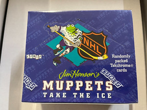 JIM HENSON'S MUPPETS TAKE THE ICE UNOPENED BOX CARDS NHL HOCKEY KERMIT THE FROG