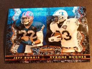 1994 Bowman's Best MEMBERS ONLY Jeff Burris Bills Tyrone Hughes Saints #25