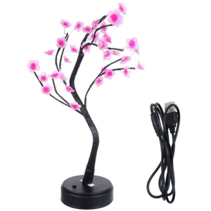 Bonsai Tree Light Artificial Tree Led Flower Lighted Flower Tree - Picture 1 of 12