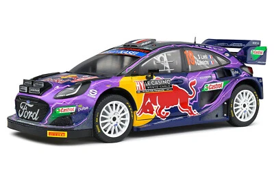 SOLIDO 1:18 AUTO FORD PUMA RALLY 1 #19 S.  LOEB  MONTE CARLO 2022  ART S1809502 - Immagine 1 di 4