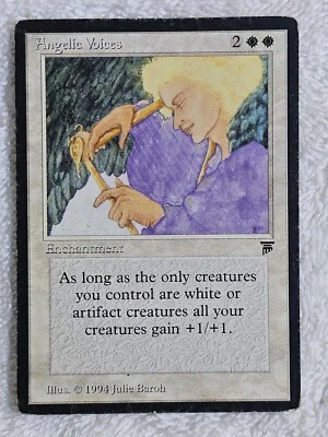 MTG Angelic Voices - Legends (LEG) Magic the Gathering Card Rare MP - Image 1 of 4