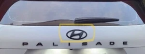 Portón trasero negro mate emblema H para Hyundai Palisade 2020 2021 2022 - Imagen 1 de 2