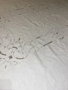 Hemp Vintage Tablecloth 68 X 84 In Portugal - Picture 1 of 5