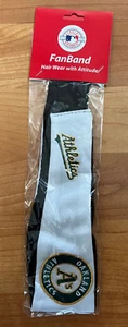 Oakland A's Headband Unisex for True Fan - MLB Licensed FanBand - NEW - Picture 1 of 5