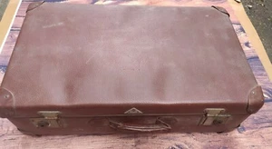 Original Kindelbrück Reisekoffer DDR Echt Vulkanfiber Vintage Oldtimer Leder - Bild 1 von 8