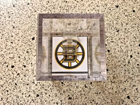 Boston Bruins Custom NHL Stanley Cup Champions Ring Hockey Ring Display Case Cover