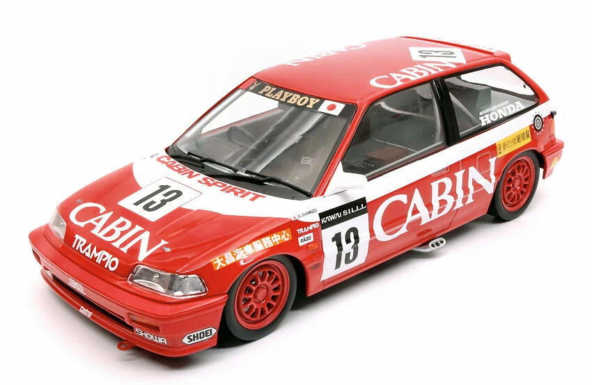 Honda Civic Ef-3 #13 Macau Gp 1988 K.Shimizu 1:18 Model TRIPLE 9 - Immagine 1 di 1