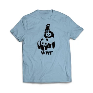 WWF PANDA FUNNY SHIRT PARODY WWF SM-3XL - Picture 1 of 7
