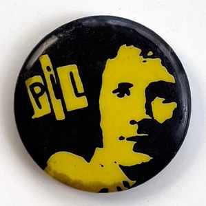 Distintivo vintage fine anni 70 Public Image Ltd spilla 1" distintivo PIL John Lydon UK pulsante - Foto 1 di 2