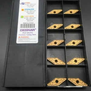 10Pcs VNMG160412-TM LF9011 VNMG333 CNC Turning Carbide Inserts For Steel - Picture 1 of 5