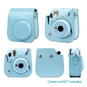 Leather Camera Case Bag Protector For FUJIFILM instax mini 11 - Picture 1 of 9