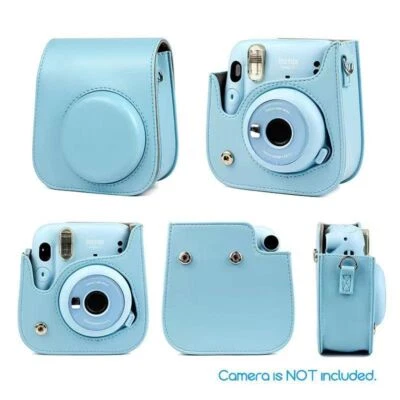 皮革相机保护壳 包 保护膜 适用于 FUJIFILM instax mini 11 — 第 1/4 张图片