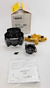 Kohler Rite-Temp Valve body rough-in W/Universal Inlets 8300-KS-NA ( Broken Tab) - Picture 1 of 13