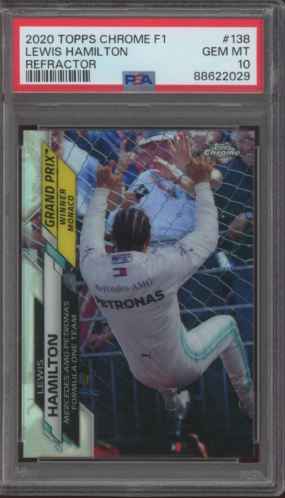 Lewis Hamilton 2020 Topps Chrome Formula 1 #138 Grand Prix Lewis Hamilton 2020 Topps Chrome Formula 1 #138 Grand Prix