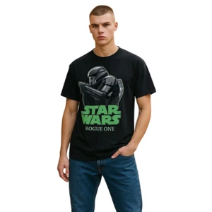 Star Wars Rogue One Men's X-Large T-Shirt - Black 100% Cotton - Picture 1 of 7