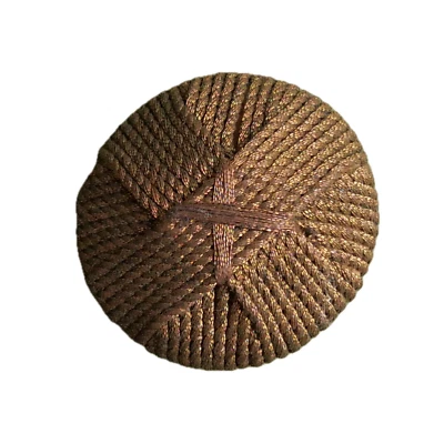 Button Antique - Trimmings - Purl - 34 MM - Fabric Cannetilles Button - Image 1 of 4