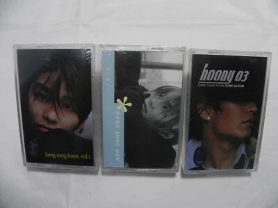 Kang Sung Hoon - (Sechskies) Lot Of 3 Korea Cassette Tape / SEALED NEW / KPOP - Image 1 of 3