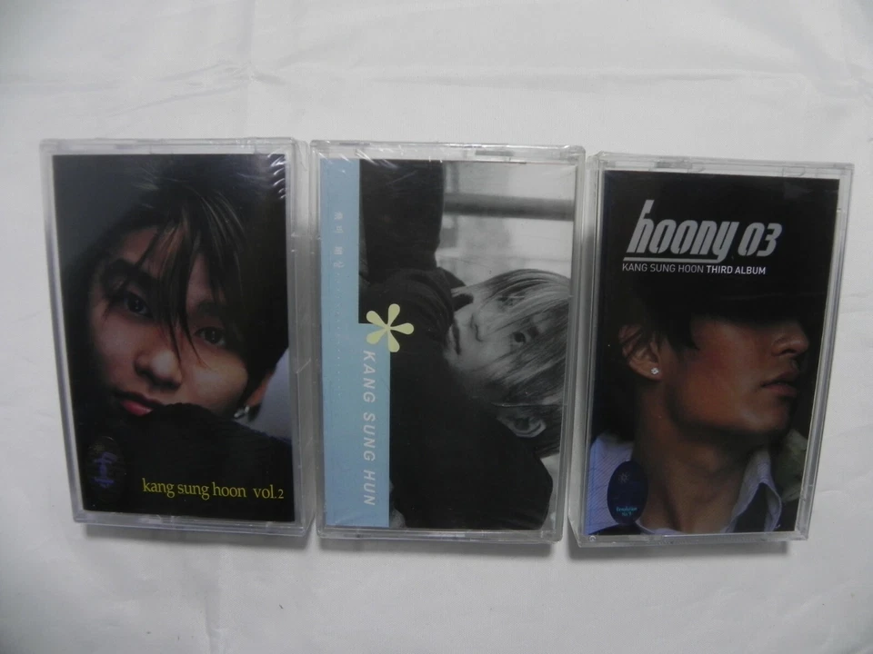 Kang Sung Hoon - (Sechskies) Lot Of 3 Korea Cassette Tape / SEALED NEW / KPOP Foto 1 de 3
