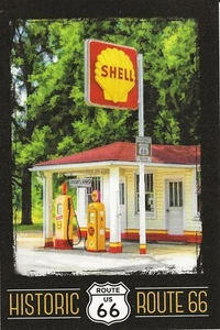 Postcard Illinois Soulsby Route 66 Shell Station Macoupin County MINT Unused - Picture 1 of 1