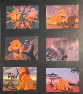 The Lion KIng Trading Cards (6-Cards) SkyBox 1994. - Picture 1 of 2