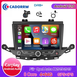DAB+4+64GB Android 13 Autoradio Carplay Navi GPS WIFI Für Opel Astra K 2015-2019 - Bild 1 von 24