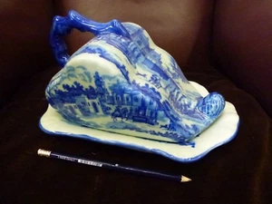 Vintage pottery Ironstone Stoneware ceramic Stilton Cheese Dish Cover NEW - Picture 1 of 9