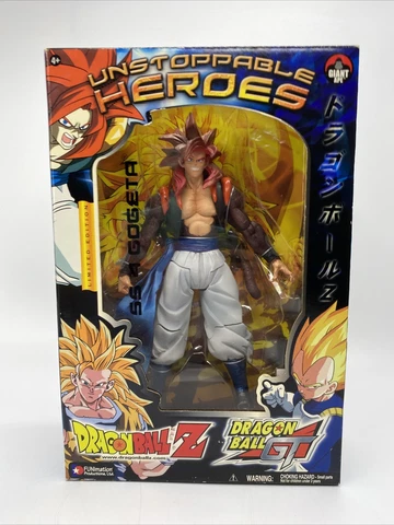 Jakks Pacific DragonBall Z Unstoppable Heroes SS4 Gogeta Figure - NEW Cover