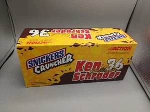 2001 Ken Schrader #36 Snickers Cruncher Bar 1/24 Action NASCAR Diecast - Picture 1 of 20