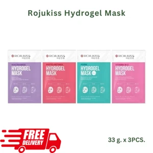 Rojukiss Hydrogel Mask 33g x 3PCS. - Picture 1 of 8