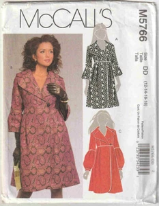 FF McCalls 5766 Lined High Waist Coats Sewing Pattern Sizes 12 - 18 - Picture 1 of 2