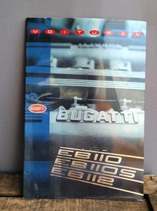 BUGATTI EB110 EB110S EB112 LF Car Sales Brochure Memorabilia Information 90s - Picture 1 of 14