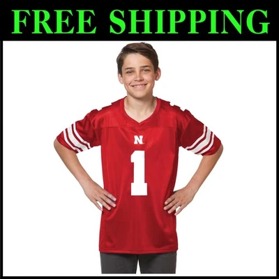 Camiseta de fútbol americano juvenil de Nebraska Cornhuskers de la NCAA Foto 1 de 4