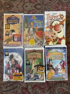 Disney 6 VHS Kassetten Konvolut Nagelneu 4x NEU versiegelt, 2x gebraucht - Bild 1 von 9