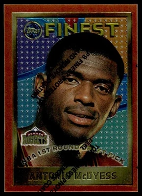 1995-96 Topps Finest Draft Pick W/ Film Antonio McDyess Rookie Nuggets #112 A1 - Image 1 of 2