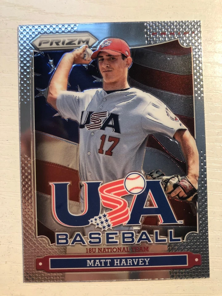 2013 Panini Prizm USA Baseball Matt Harvey Mets USA5 - Image 1 of 1