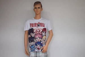 Camiseta TS80 Anime Fairy Tail Mini Dibujos Animados Manga Estilo Juegos con disfraces Talla XL  - Imagen 1 de 2